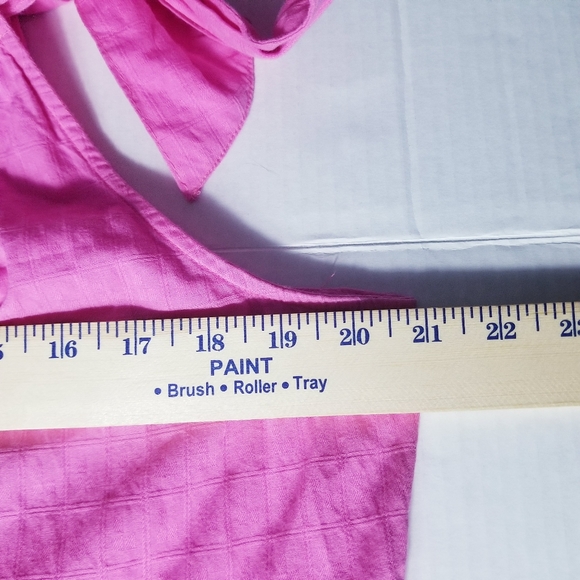 NWT CROWN & IVY PINK BABYDOLL TANK WITH BOW SIZE XL - Picture 11 of 11